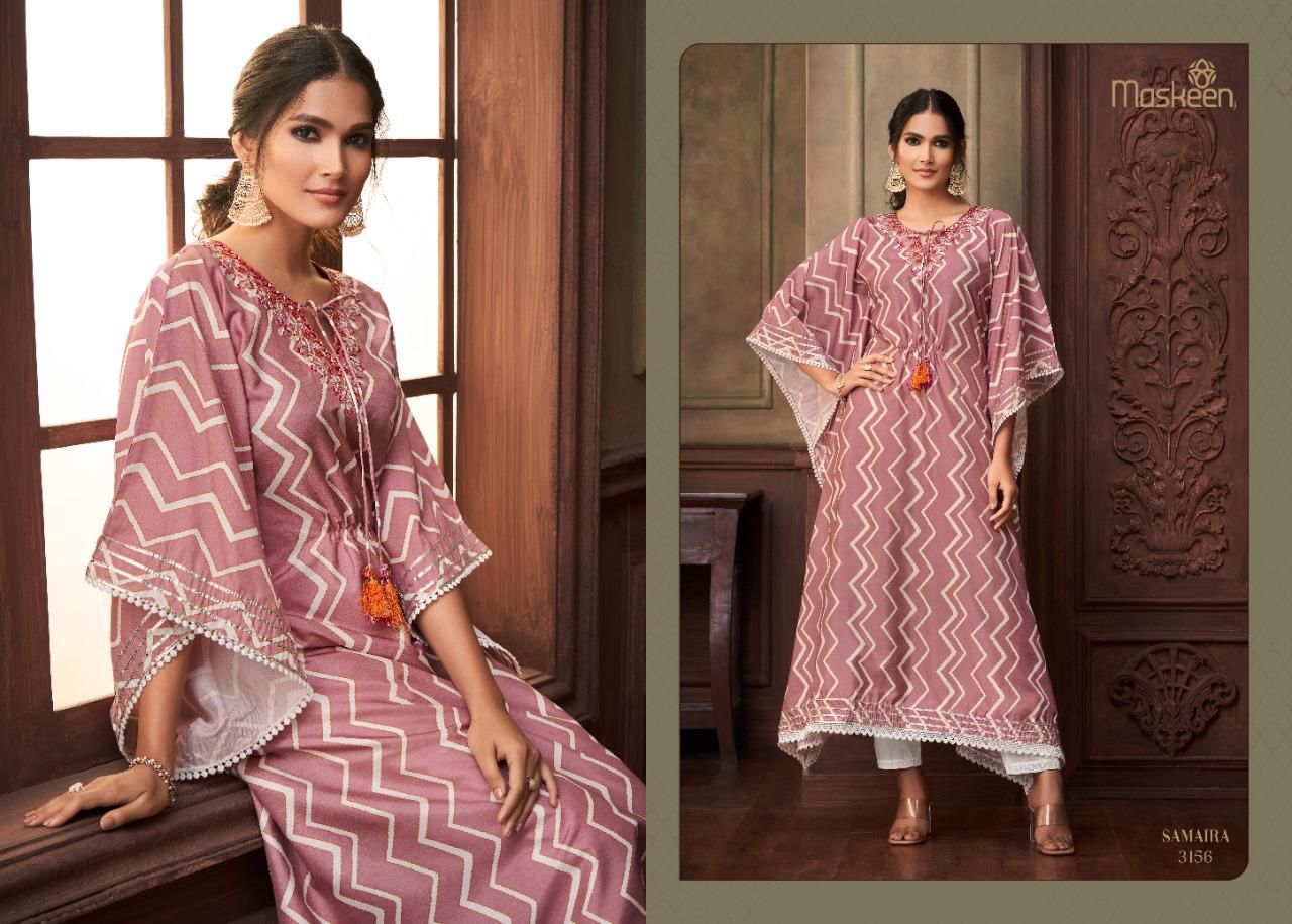 Samaira By maskeenji 3156-3160 Kurtis With Bottom Catalog